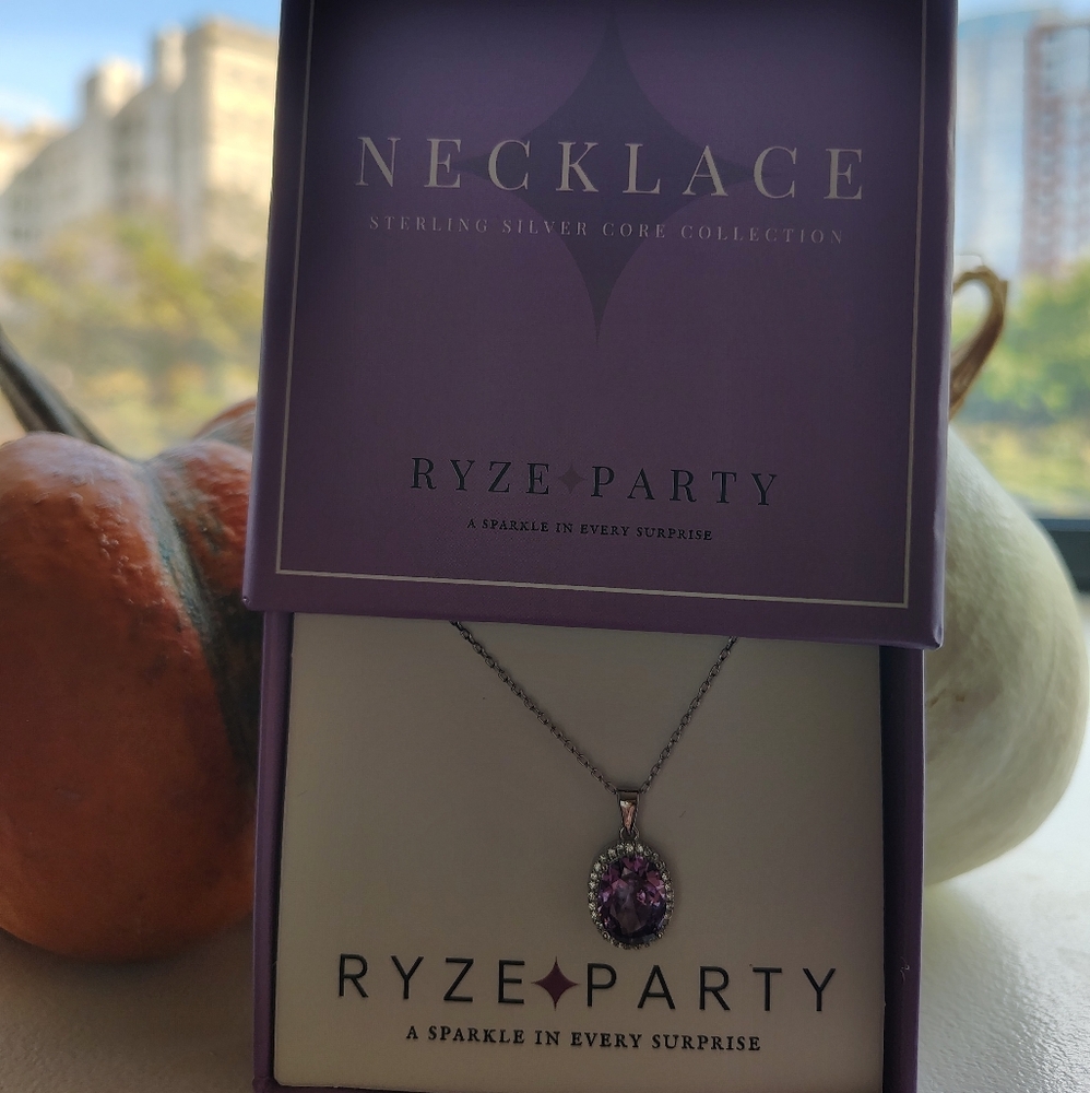 Princess Purple Necklace (ring sold seperatedly)